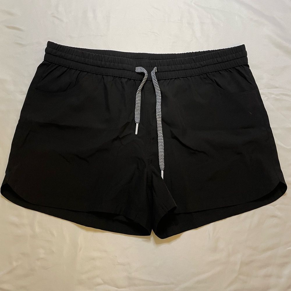 Unbranded size large black swim shorts